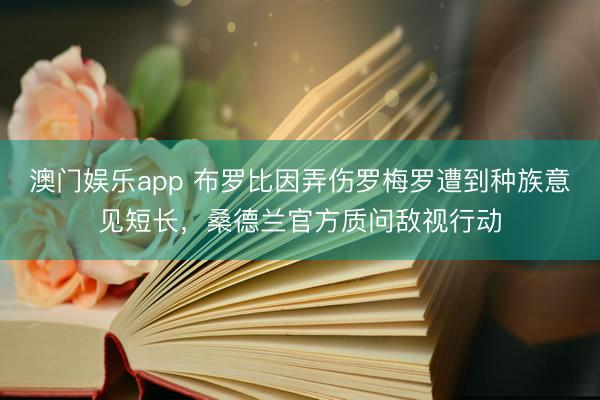 澳门娱乐app 布罗比因弄伤罗梅罗遭到种族意见短长,桑德兰官方质问敌视行动