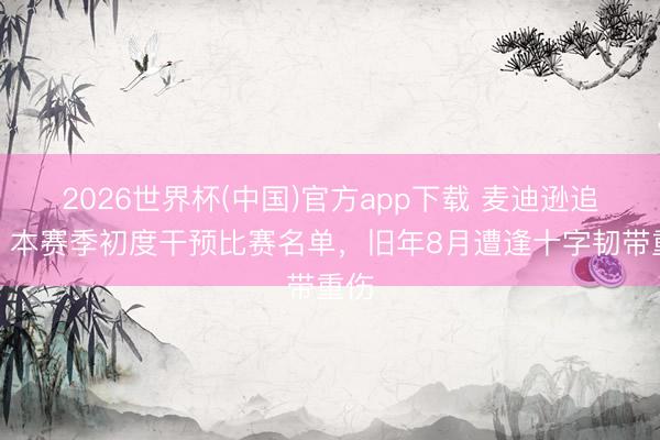 2026世界杯(中国)官方app下载 麦迪逊追念！本赛季初度干预比赛名单，旧年8月遭逢十字韧带重伤